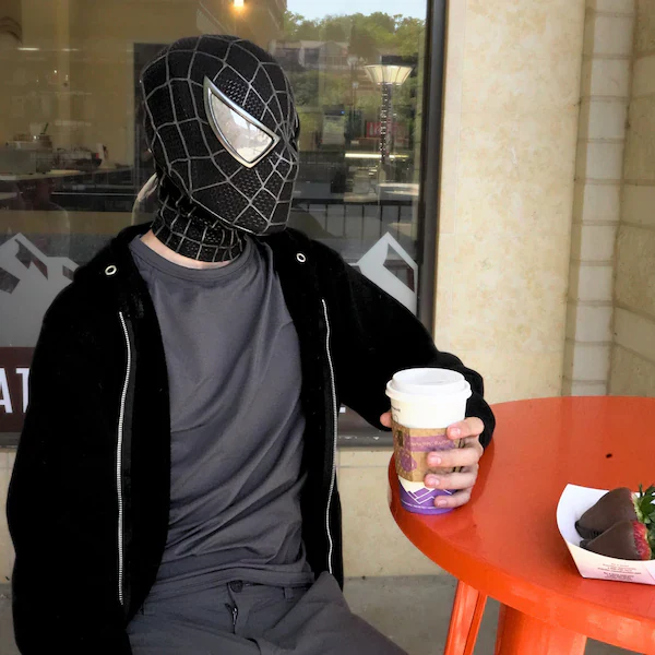 Spidey Man Head Shell Mask