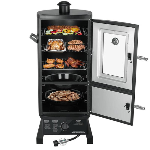 Vertical Barbecue Smoker Set