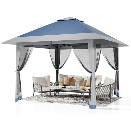 Brisa 13×13 Pop-Up Gazebo with Mesh Netting