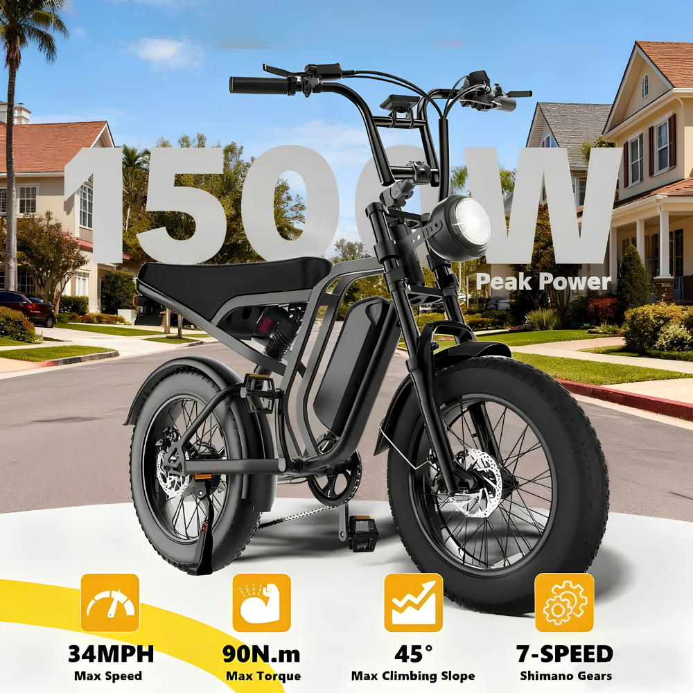 Brisa All-Terrain 1500W Peak Motor Electric Bike