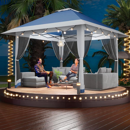 Brisa 13×13 Pop-Up Gazebo with Mesh Netting