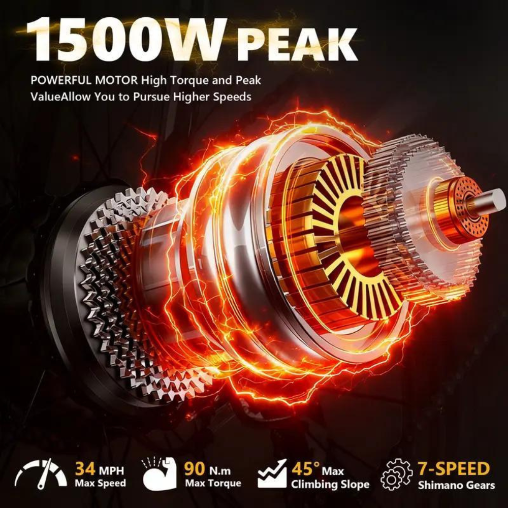 Brisa All-Terrain 1500W Peak Motor Electric Bike
