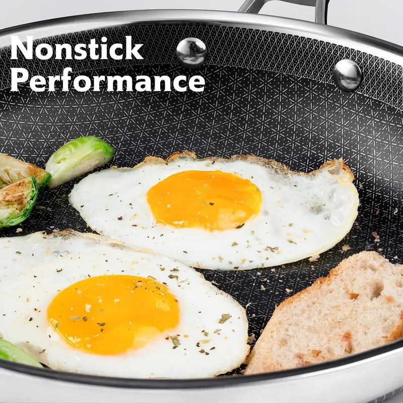 SNOWCLAD 10-Pcs Pots and Pans Set