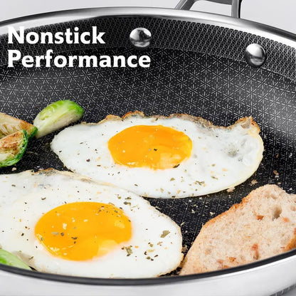 SNOWCLAD 10-Pcs Pots and Pans Set