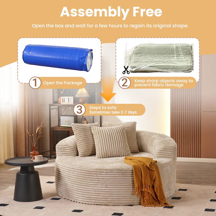 LUMEN ROUND FOAM CHAIR