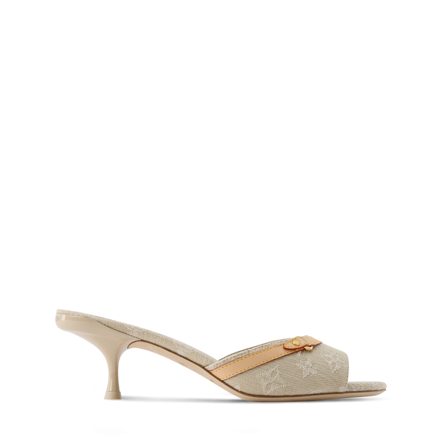 LV Monogram Heeled Mules
