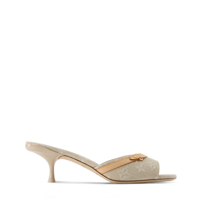 LV Monogram Heeled Mules