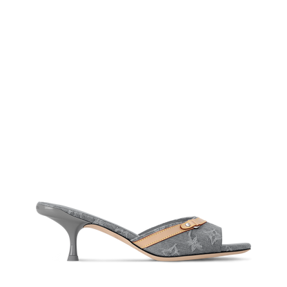 LV Monogram Heeled Mules