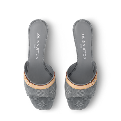 LV Monogram Heeled Mules