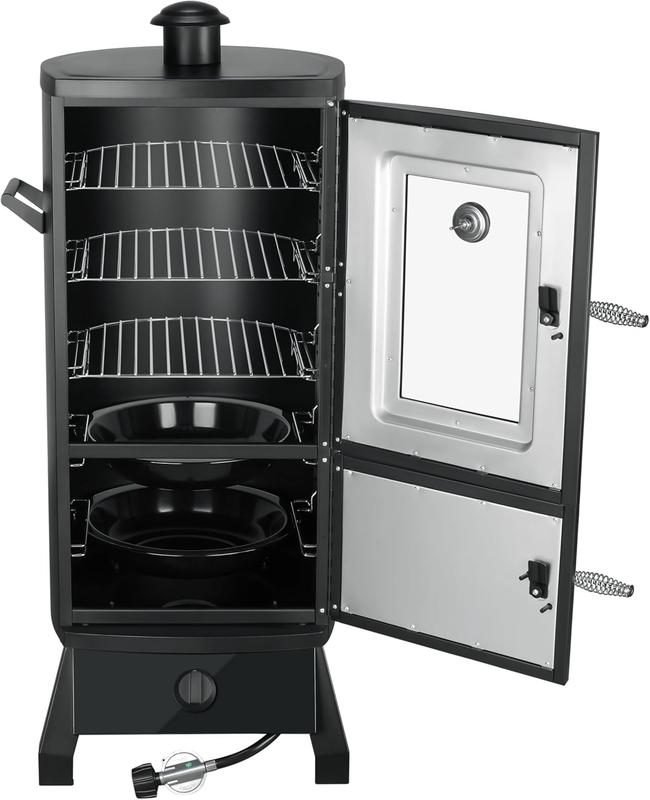 Vertical Barbecue Smoker Set